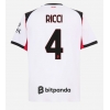 AC Milan Samuele Ricci #4 Bortedrakt 2025-26 Kortermet